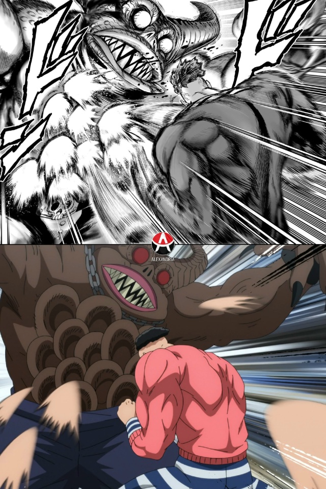 👊 Сравниваем [club50378987|«Ванпанчмен»]: манга х 7 серия 3 се...