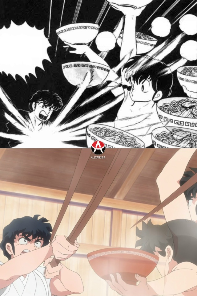 ❤ Сравниваем «Ранма 1/2»: манга х 5 серия 2 сезона ремейк?...