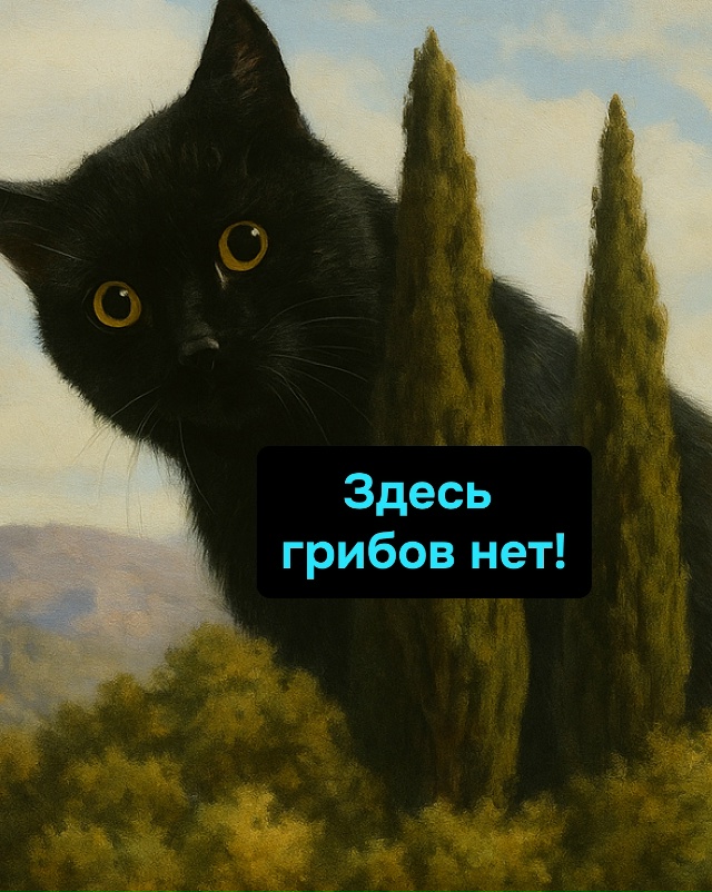 🌚 Когда в лесу из-за кустов выходит кот размером с мик?...