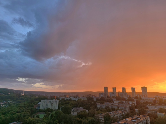 Закат на Химмаше 😍