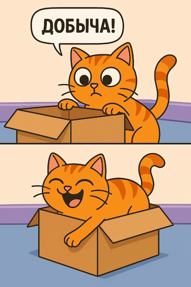 Коты мгновенно реагируют на звук движения на кухне — и...