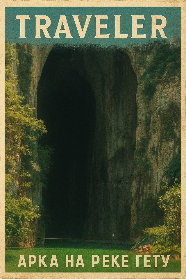 🌍 Скрытая в сердце Китая, арка на реке Гету поражает с?...