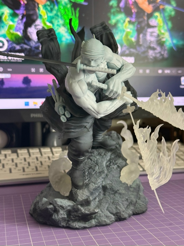 Ророноа Зор : три этапа превращения
1⃣ Создание основы...