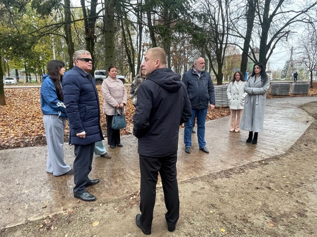 Обновленный сквер на улице Социалистической в Рузе от?...