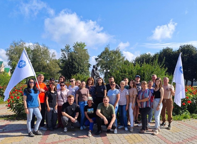 А на Аллее Курчатова на славу потрудились работники АО...