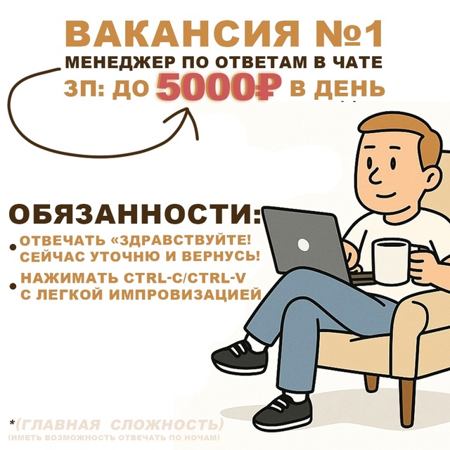 Канал с вакансиями в комментариях