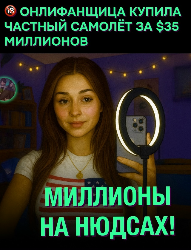 🤔 20-летняя модель с OnlyFans получила $4,7 млн от фаната, с к?...