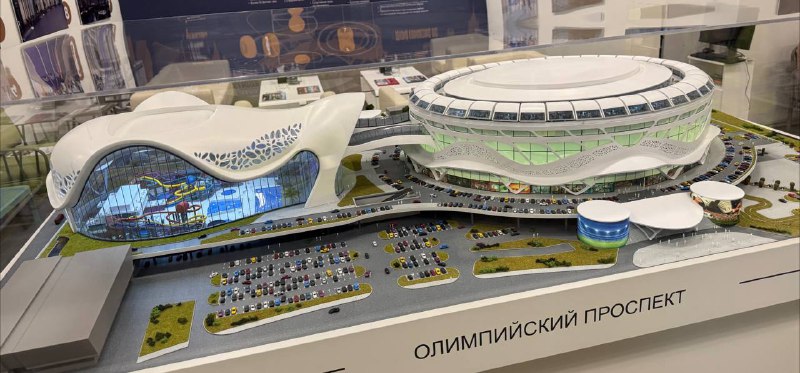🏗 В новом Олимпийском появятся: аквапарк, серфинг и рестораны, которые крутятся по кругу крыши
На п