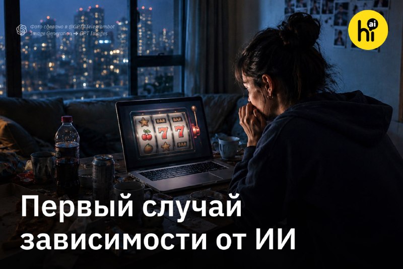 ❗️ Зависимость от ИИ впервые официально диагностирована в Италии
Итальянская служба по лечению зави