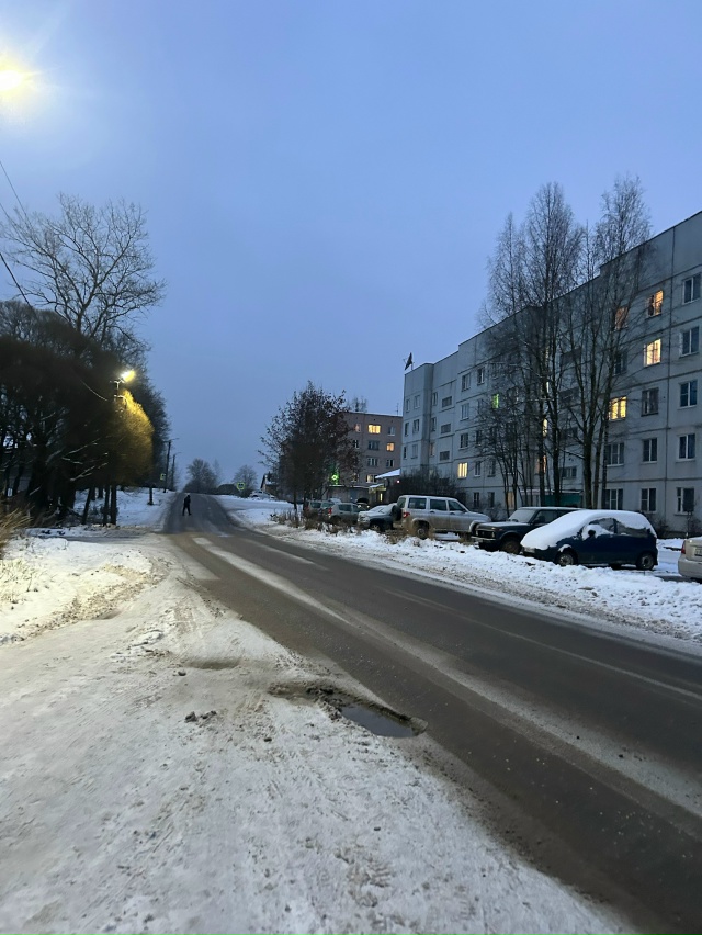 Спокойный вечер в Окуловке ❄️