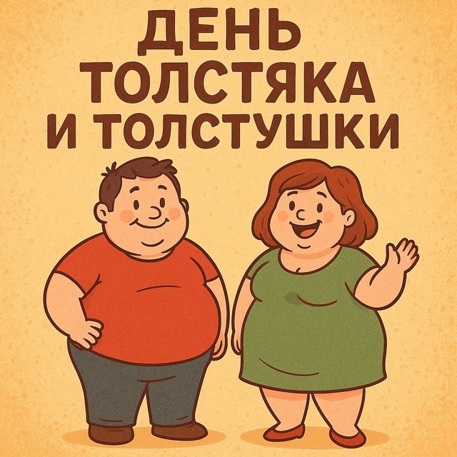 22 июля отмечают День толстяка и толстушки