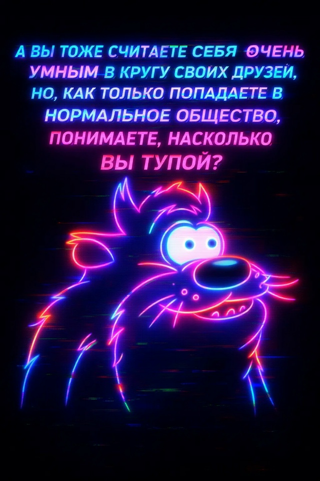 Я и в кругу друзей тупой.