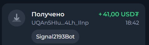 #Signal2193 ⚡️
Моя статистика:
Дата моего входа в проект: 10.04.2026
Сделал депозит: 1,700 usdt 😎