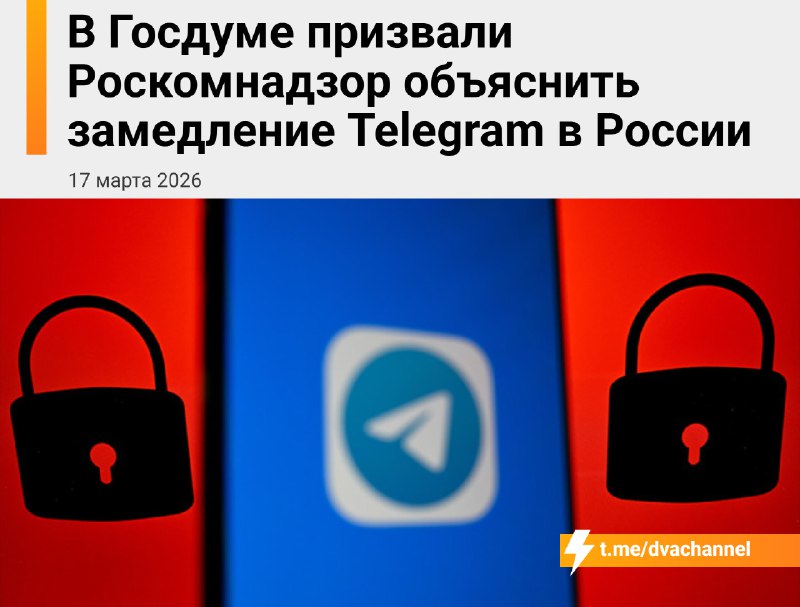 В Госдуме потребовали от Роскомнадзора объяснить причину замедления телеги
Депутат из IT-комитета А