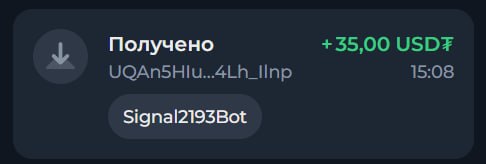 #Signal2193 ⚡️
Моя статистика:
Дата моего входа в проект: 10.04.2026
Сделал депозит: 1,700 usdt 😎