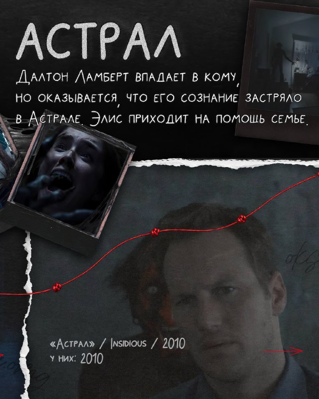 Если хотите пересмотреть всю хоррор-франшизу «Астрал» про потусторонний мир и семью Ламберт перед но