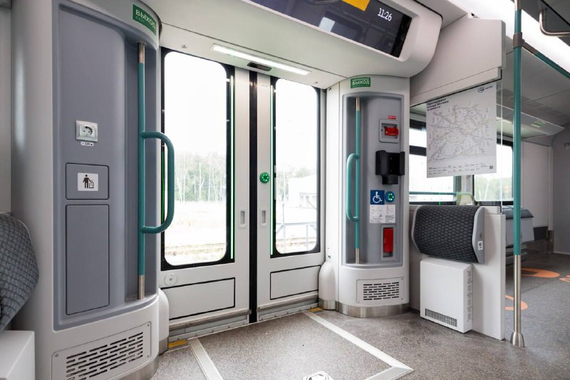 🚊Поезда «Иволга 4.0» с новым дизайном начнут курсировать на МЦД
Цветовое сочетание мятного с серым