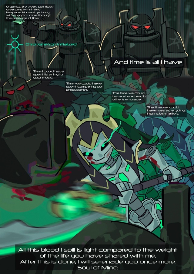 Персонаж: Necron Girl
Сеттинг: Warhammer 40K
Автор: BasedBinkie