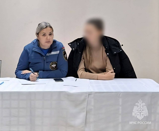 🤝 Психологическая служба МЧС работает с пострадавшим...