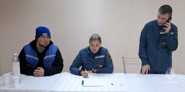 🤝 Психологическая служба МЧС работает с пострадавшим...