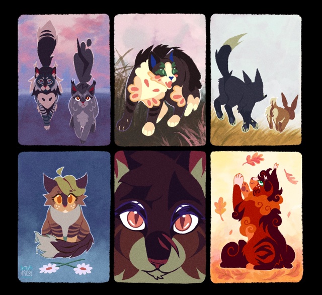 Ураган и Ласточка; Рыжинка; Грачик; Листвичка; Ежевика ?...