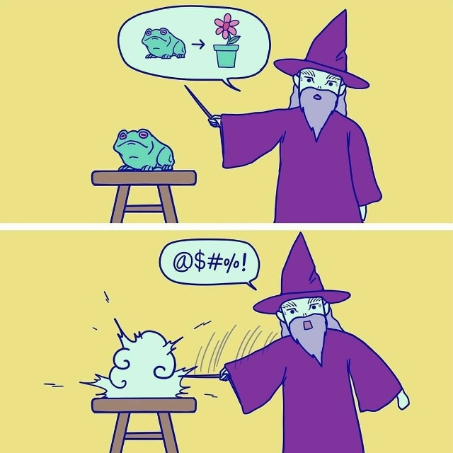 Злопамятный человечек попался