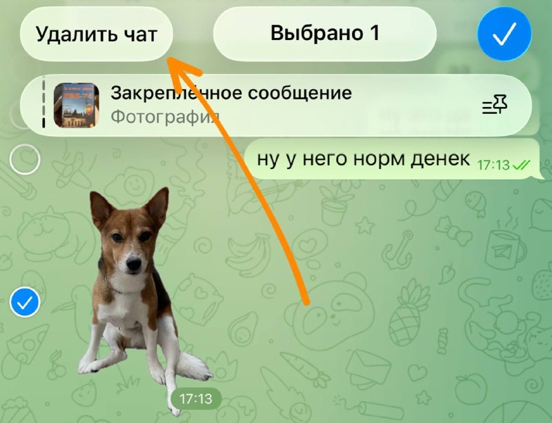 ❗️В Telegram можно случайно удалить чат
При выделении сообщения вместо кнопки «Отмена» теперь удале