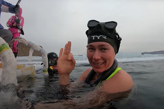 Мировой рекорд установила на Байкале жительница Москв...