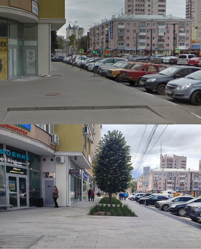 Новые клумбы на Пушкинской, которые появились на месте...