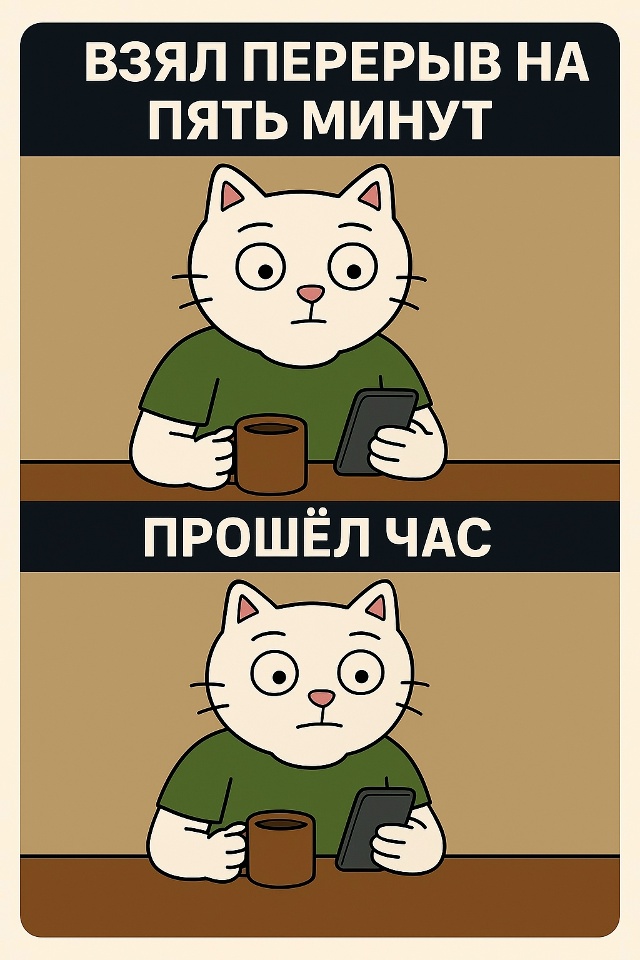 Просто хотел чуть отдохнуть, проверить сообщения и сде...