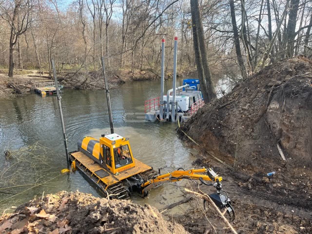 ⚡️В Курске продолжается работы по расчистке реки Тус?...