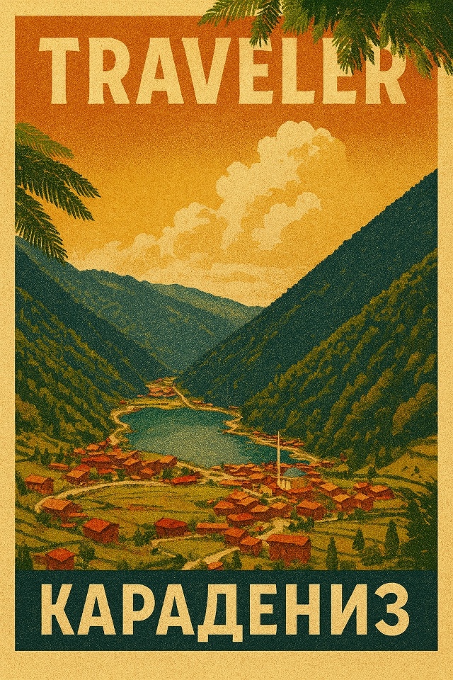 🌍 Карадениз — это место, где горы сходятся так близко,...