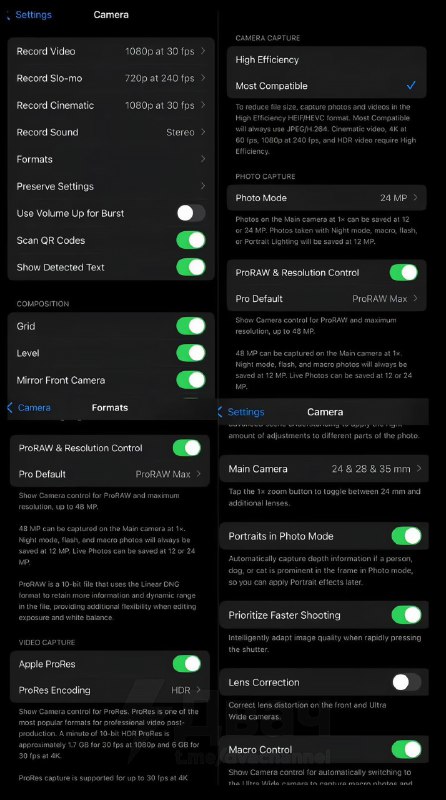 В Интернете показали настройки камеры iPhone, которые помогут сделать фото и видео максимально качес