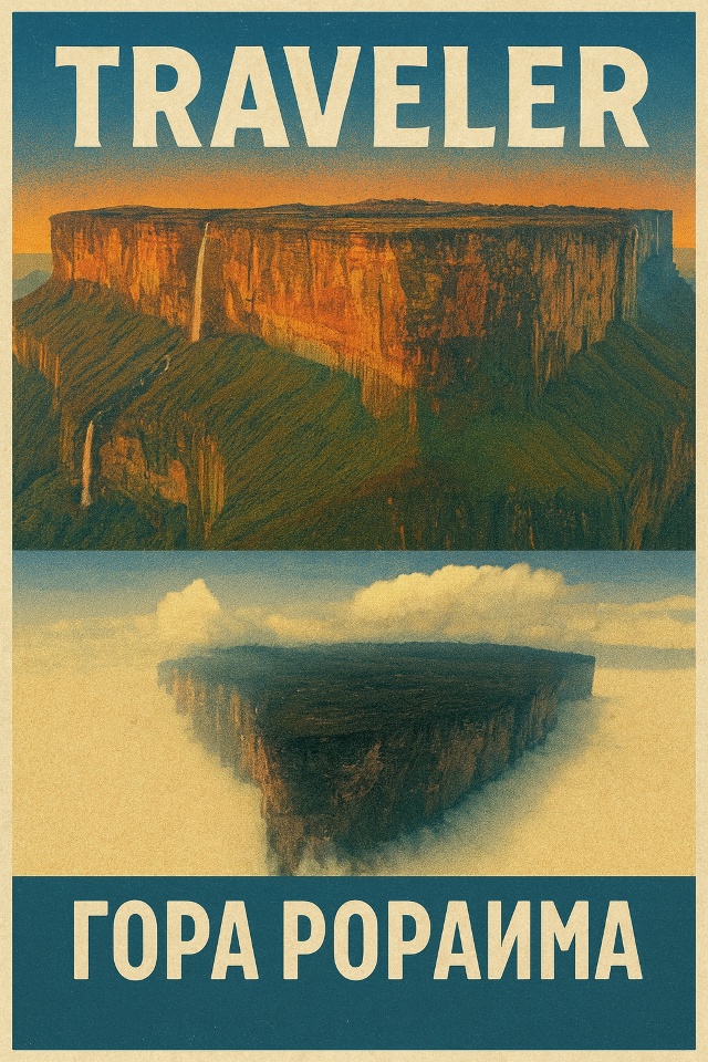 🌍 Гора Рорайма — одно из самых загадочных мест на пла?...