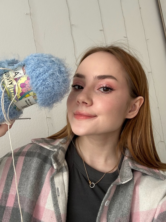 Решила попробовать связать лабубу, позже выложу резул?...