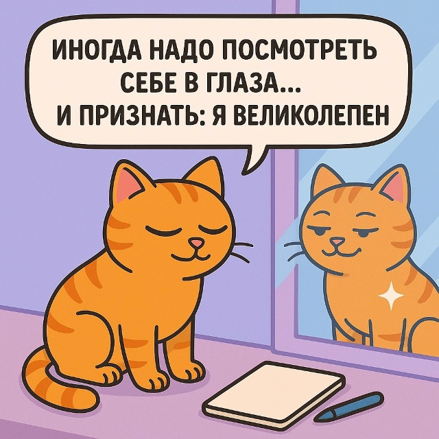 Когда самооценка на высоте