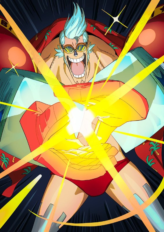 🏴‍☠️Новые иллюстрации Шанкса, Михоука и Фрэнки из «Ван-Пис» к их дню рождения!