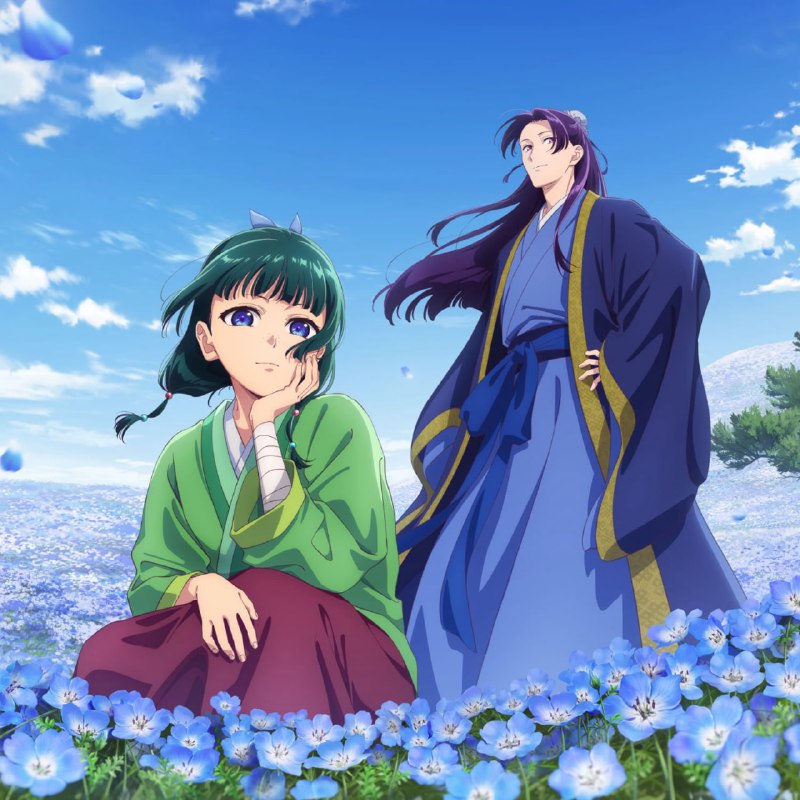 🍃Новая иллюстрация аниме «Монолог фармацевта»
- премьера 3 сезона состоится в октябре 2026 года
- в