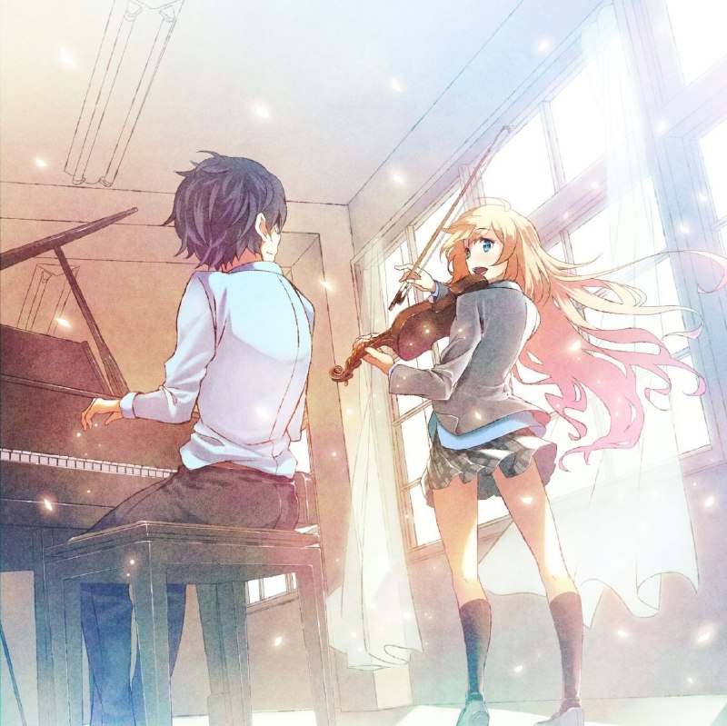 Скрипка твоей весны
Для многих анимешников апрель — это не просто середина весны, а время истории К