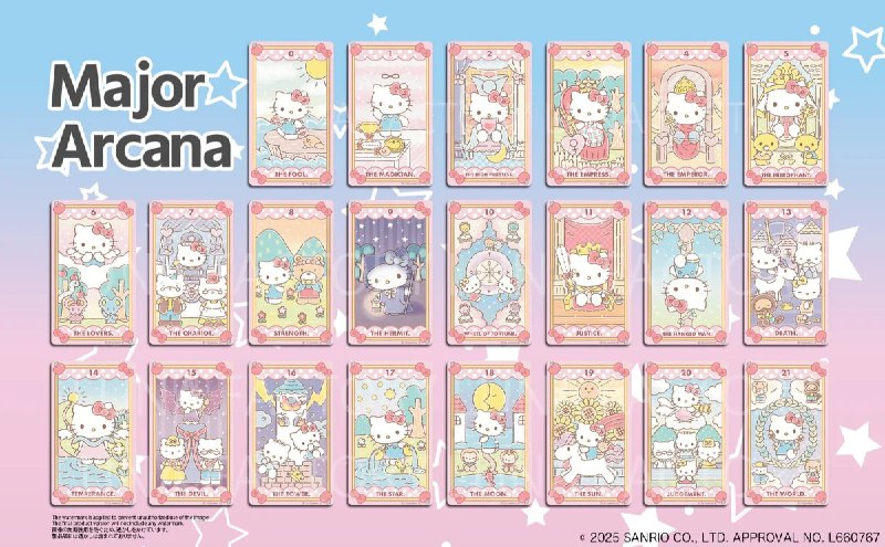 Мужики, внимание: по Hello Kitty выпустили официальную лицензированную колоду карт ТАРО. Всего в наб