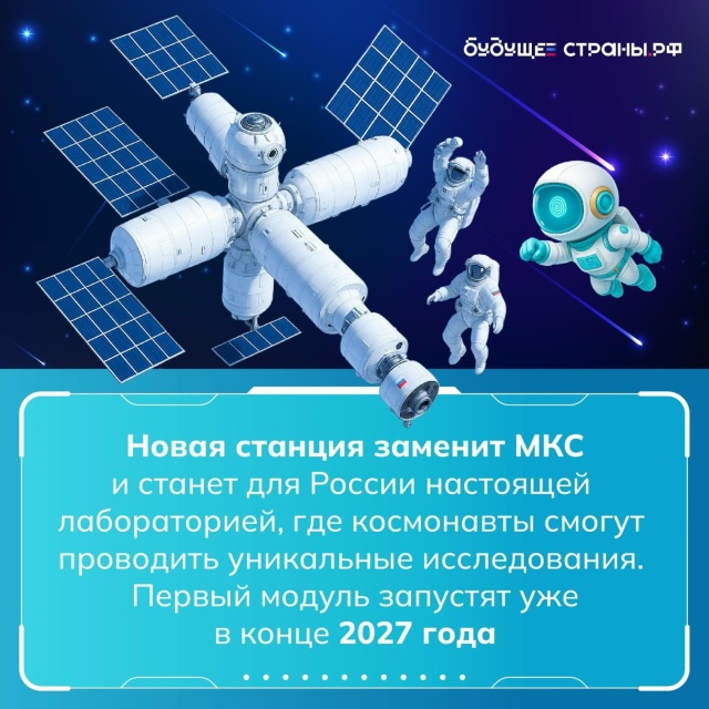 Россия выходит на новый виток космической истории!
Вм?...