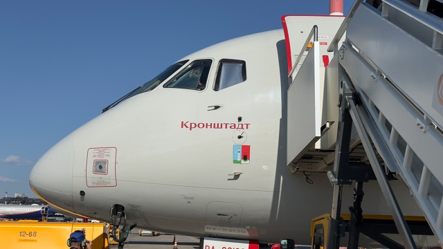 Вот на каком самолете повезло лететь из Москвы в СПб)))) ...