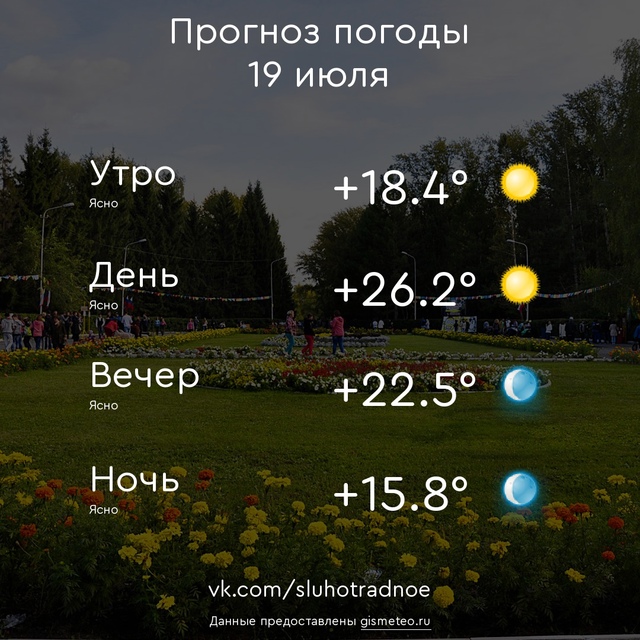 ⛅ Доброе утро, Отрадненцы! Всем продуктивного и приятн...