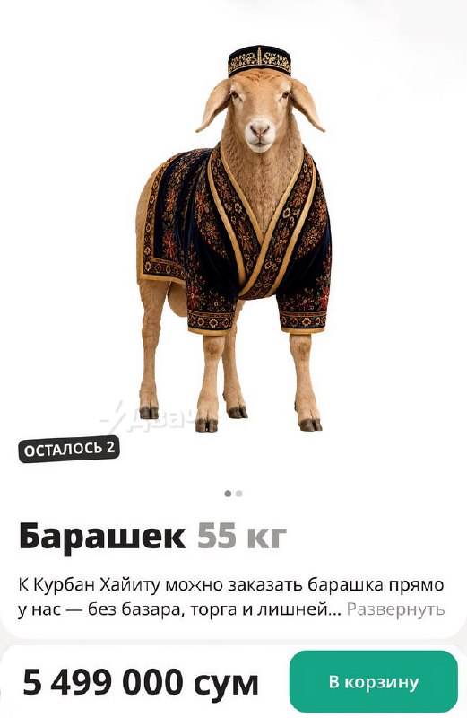 В Узбекистане запустили доставку… живых баранов перед Курбаном хайитом — праздником жертвоприношений