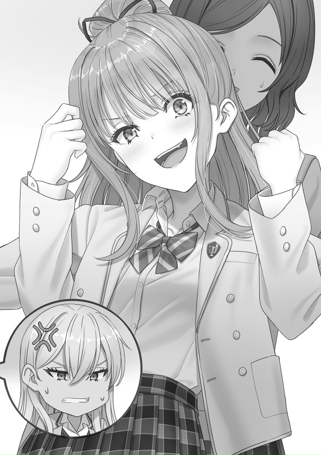 ❤ Иллюстрации к 8 тому ранобэ «Я подружился со второй с...