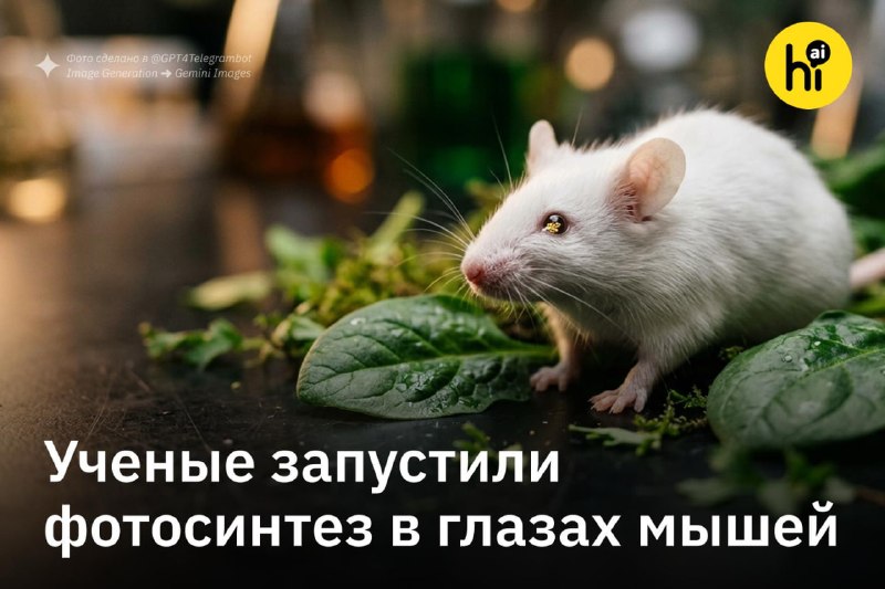🔍 Ученые запустили фотосинтез в глазах мышей
При синдроме сухого глаза на поверхности роговицы нака