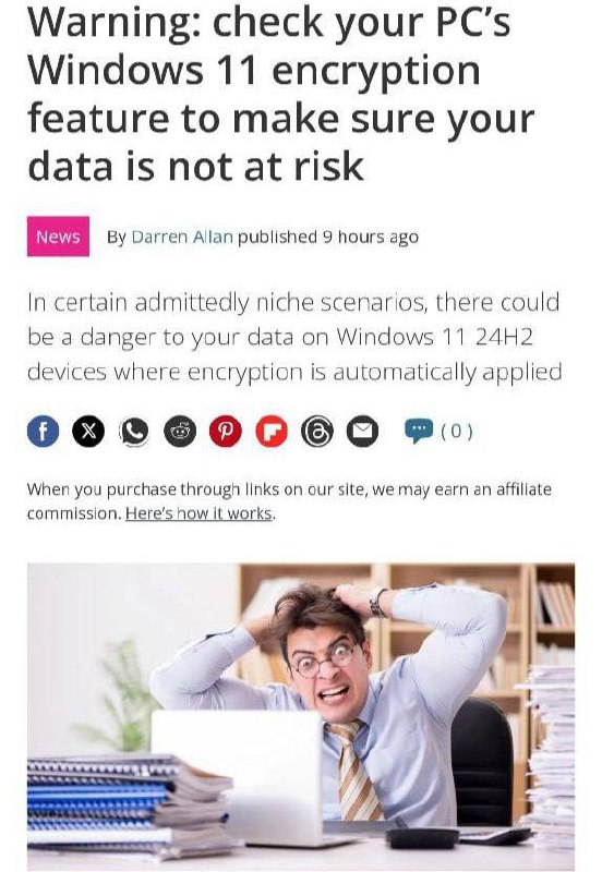 ⚡️ НЕ ОБНОВЛЯЙТЕ Windows — последний патч УБЬЕТ ваш жесткий диск и удалит ВСЕ данные с компа. Разраб