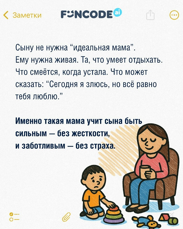 Самая опасная мама — не та, что кричит.
И не та, что треб...