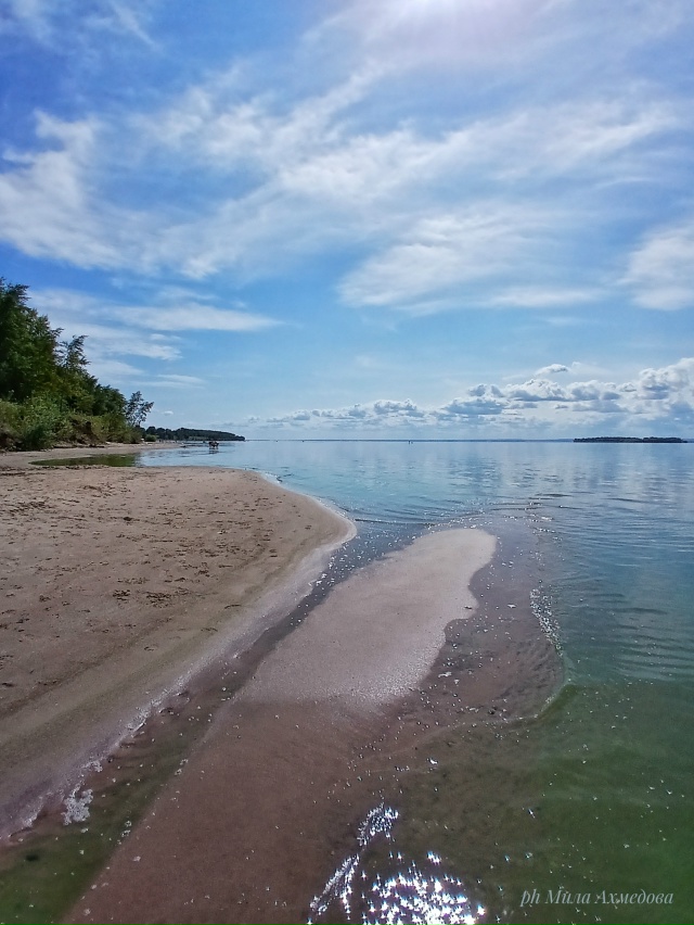 Жигулевское море (р.Волга).с. Хрящевка, Самарская обл. ??...