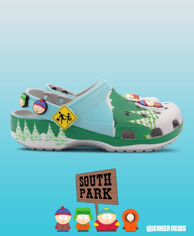 Модники, внимание: у Crocs выйдет коллаба с South Park
Будут модели с лицами Картмана, Полотенчика,
